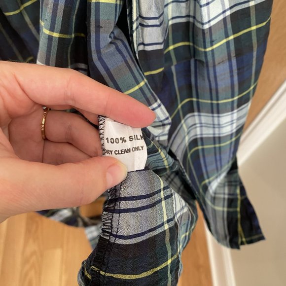 Tartan Plaid Spence Wrap Dress by Sara Berman, size XS - Picture 9 of 10